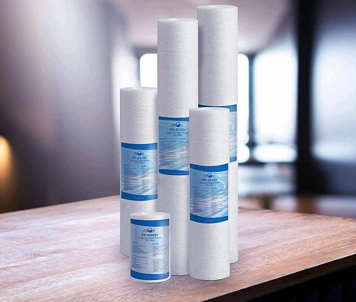 Swan Sedimentfilter 20 Zoll 25 Mikron Ultrafiltration Beseitigt Sand, Schlamm, Rostpartikel und häng