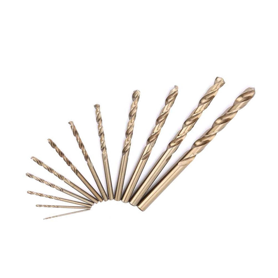 74 Stück Hochgeschwindigkeitsstahl M35 Kobalt-Spiralbohrer Set Spiralbohrer Set Verbrauchsmaterial B