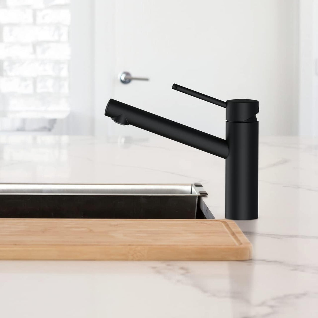 Lenz IRA Küchenarmatur Schwarz 46060451 Schwarz-matt, Schwarz-matt