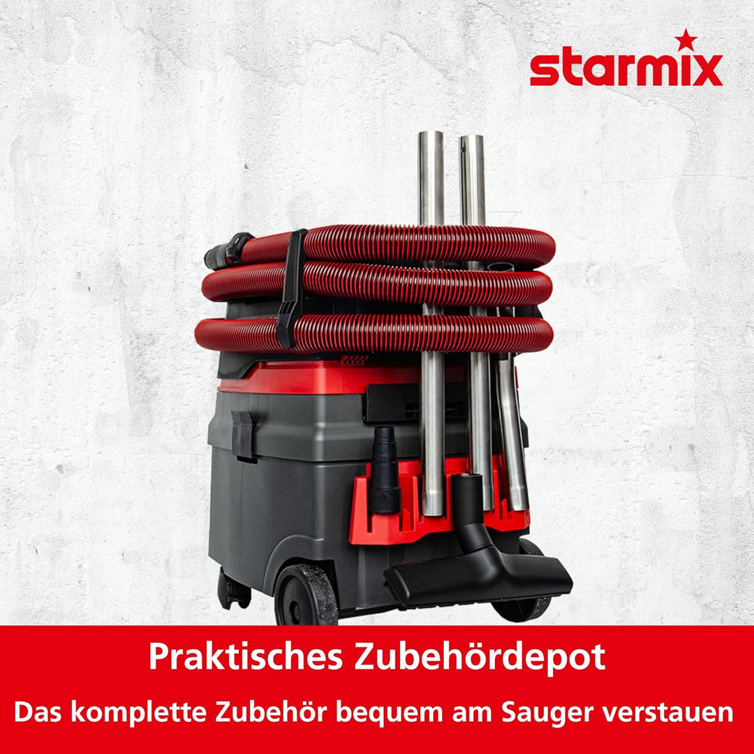 Starmix ISC BATRIX L 36-18V - Akku-Nass- und Trockensauger Staubsauger - kabelloser Sauger für den B