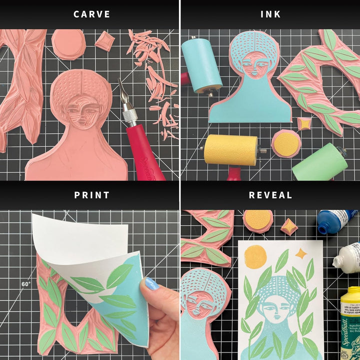 Speedball, 8 Oz, Primärblau, 1, Primärblau