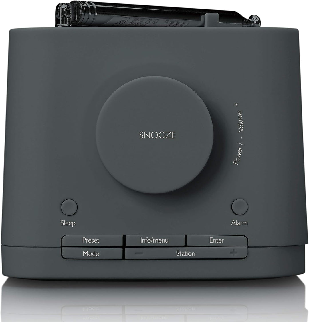 Lenco CR-620 DAB+ Uhrenradio - Radiowecker mit 3“ TFT Farbdisplay - PLL FM - 40 Senderspeicher für F