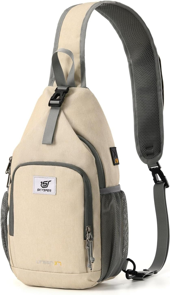SKYSPER Brusttasche Leichte Sling Bag Herren Klein Schulter Rucksäcke Wasserfest Crossbody Pack Umhä