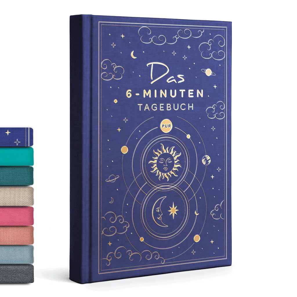 6-Minuten Tagebuch für Erwachsene (Das Original) - Dankbarkeitstagebuch, Wissenschaftlich Fundiertes