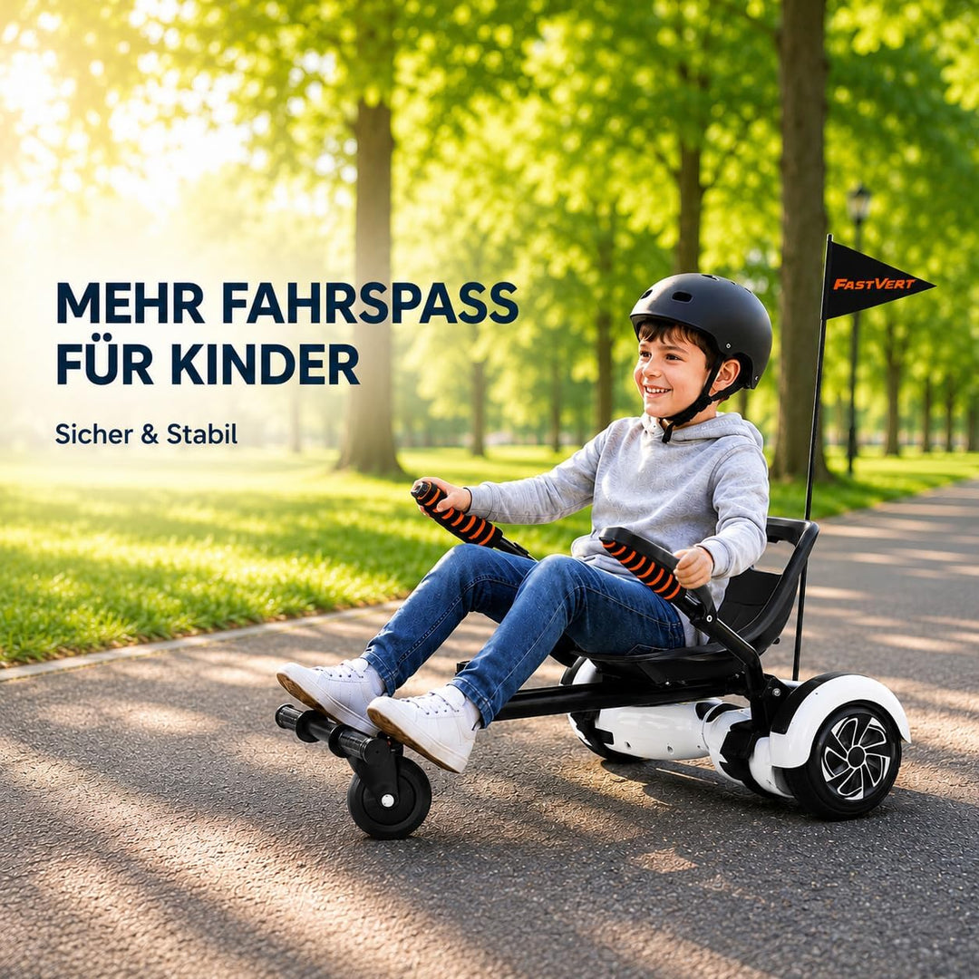 Fastvert Hoverboard Sitz Zubehör Verwandelt Ihr Hoverboard in einen Go Kart, so Macht das Treiben vi