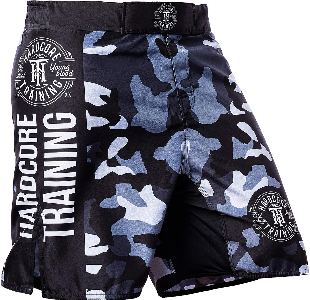 Hardcore Training Herren Shorts Shorts 5XL Grau, 5XL Grau