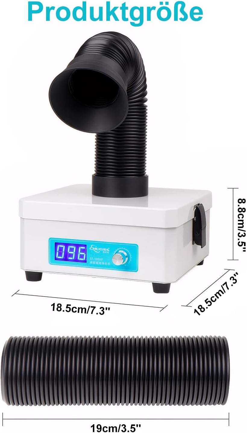 LöTrauchabsorber LöTrauchabsaugung Mit Led-Licht Und Hepa-Filter - Ultraleiser Und Leistungsstarker