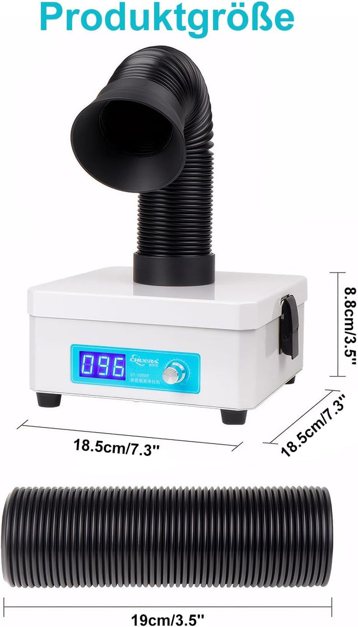LöTrauchabsorber LöTrauchabsaugung Mit Led-Licht Und Hepa-Filter - Ultraleiser Und Leistungsstarker