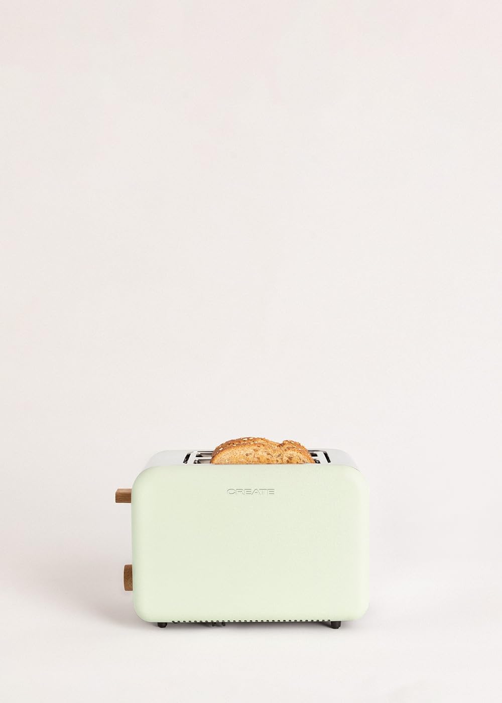 CREATE /PACK TOAST RETRO + KETTLE RETRO/Brot-Toaster und Wasserkocher, Grün / 3 programmierte Röstun
