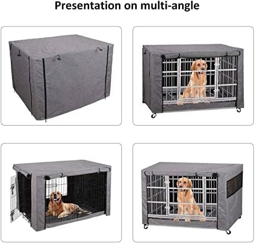 chengsan Hundekäfigabdeckung, Hundekaefig Abdeckung, Hundebox Abdeckung, langlebig, Winddicht, Abdec