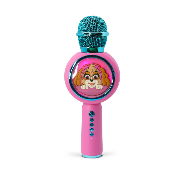 PAW Patrol Skye Karaoke-Mikrofon mit kabellosem Lautsprecher und LED-Lichtern