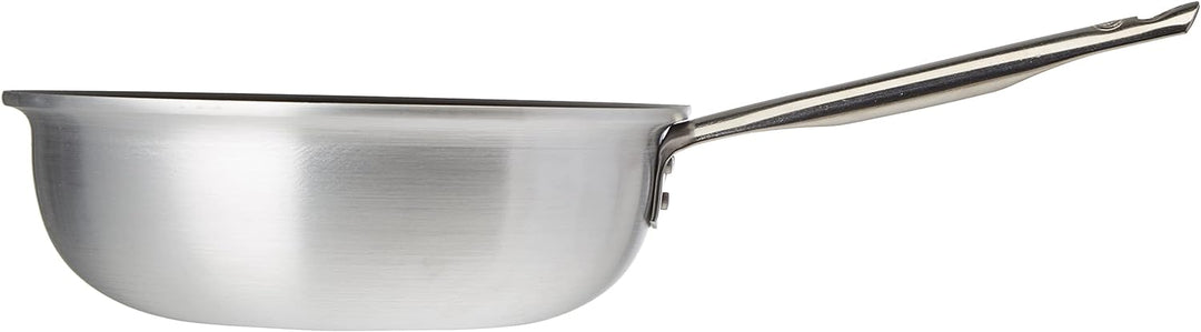 Töpfe Agnelli Pan Platinum bei Stir, Aluminium, Dicke 5 mm, silber, 24 cm Flared, 24 cm