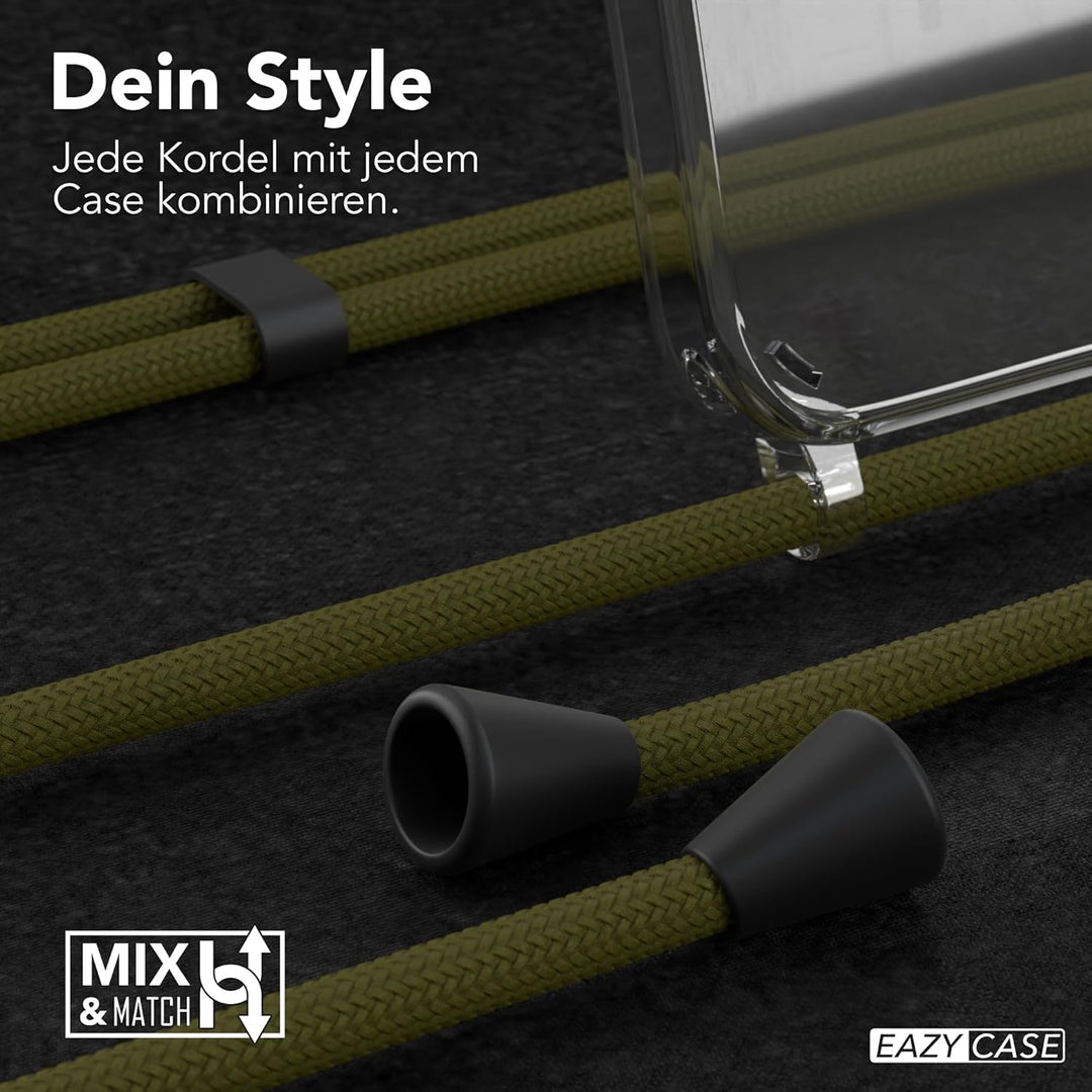 EAZY CASE Handykette kompatibel mit iPhone 7/8 Plus Handyhülle mit Umhängeband, Handykordel mit Schu