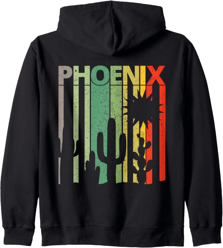 Vintage Phoenix Wüstenkaktus Phoenix Kapuzenjacke
