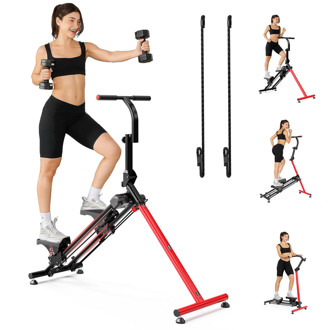YOLEO Stair Stepper für Zuhause, Klappbarer Stepper mit 3 Trainingsmodi, Compact Folding Cardio Übun