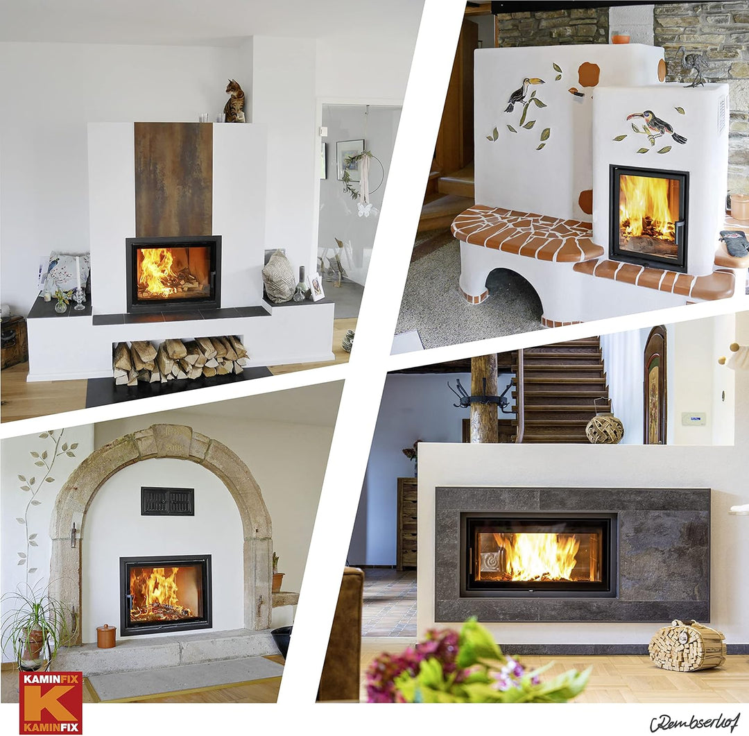 Schamottemörtel Made in Germany für die einfache und schnelle Reparatur. Ofen und Kaminmörtel Feuerf