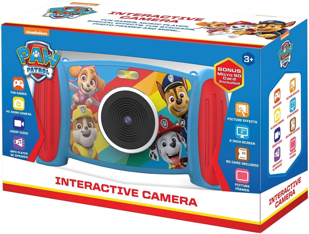 Accutime PAWC3018 Paw Patrol Interaktive Kinderkamera, 5MP Foto, 1080p Videoauflösung, 4-Fach Zoom,