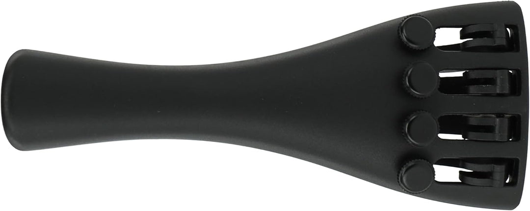 Wittner Violin Saitenhalter 1/2 Hi-Tech Kunststoff mit 4 Feinstimmern, ultraleicht, Schwarz