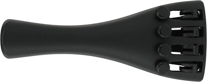 Wittner Violin Saitenhalter 1/2 Hi-Tech Kunststoff mit 4 Feinstimmern, ultraleicht, Schwarz