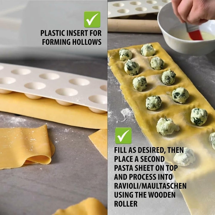 Gefu 28440 Ravioli/Maultaschenbrett Tasca, 3Tlg.