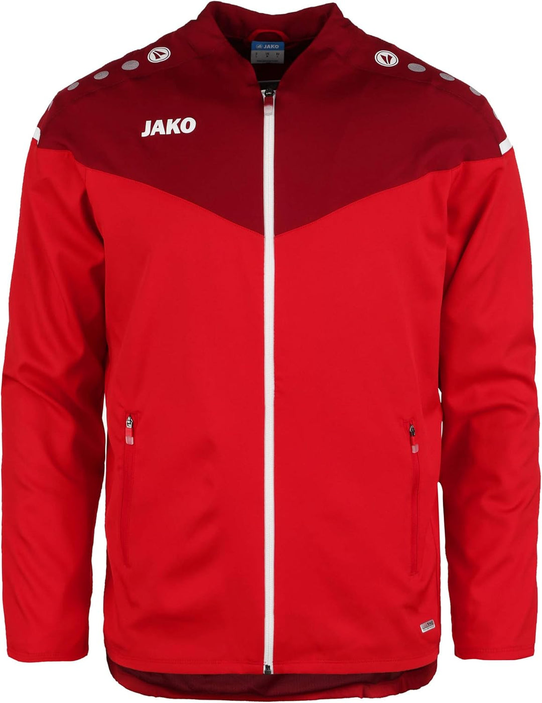JAKO Herren Präsentationsjacke Champ 2.0, marine/darkblue/skyblue, XXL, 9820, M Rot/Weinrot
