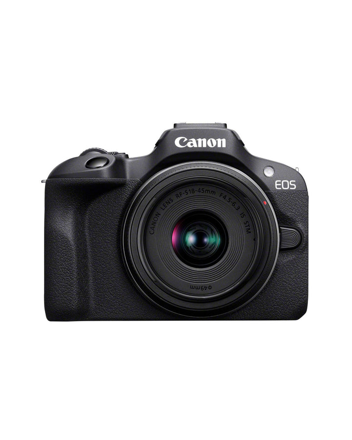 Canon EOS R100 Spiegellose Kamera + RF-S 18-45mm is STM Objektiv + RF-S 55-210mm is STM Objektiv (Ko