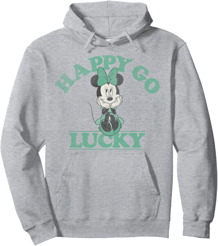 Disney Mickey And Friends Minnie Happy Go Lucky Portrait Pullover Hoodie