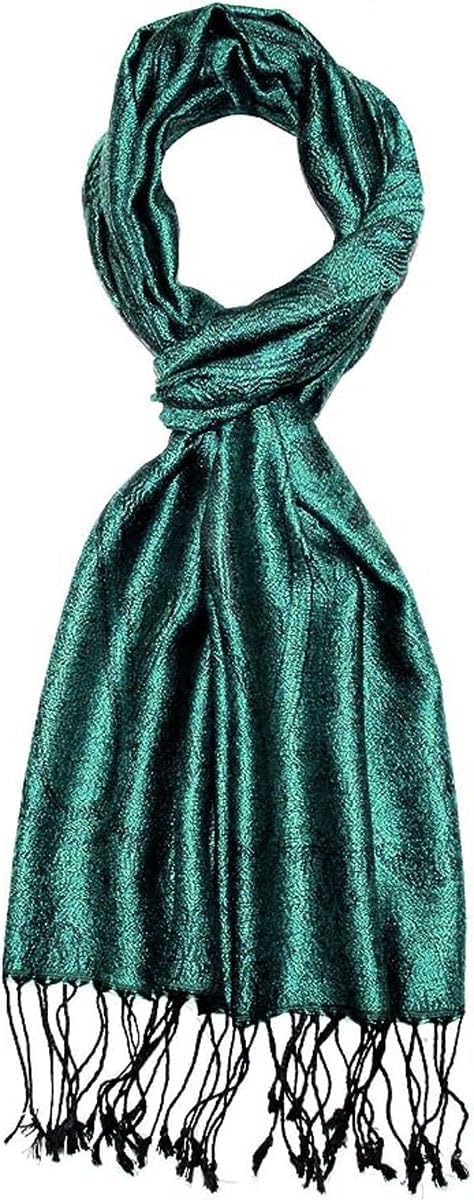 Lorenzo Cana Pashmina Damen - Schal Schaltuch jacquard gewebt 100% Seide Paisley Muster Seidenschal