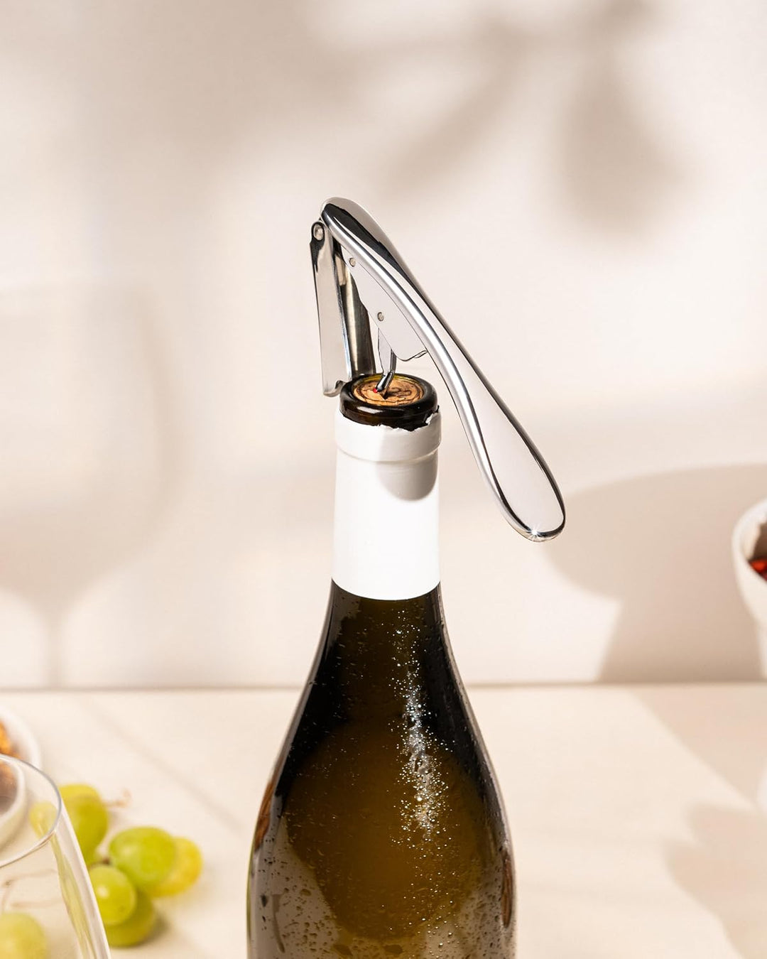 L'Atelier du Vin – Sommelier Korkenzieher Garçon Verchromtes Metall Transparente Kiste, Transparente