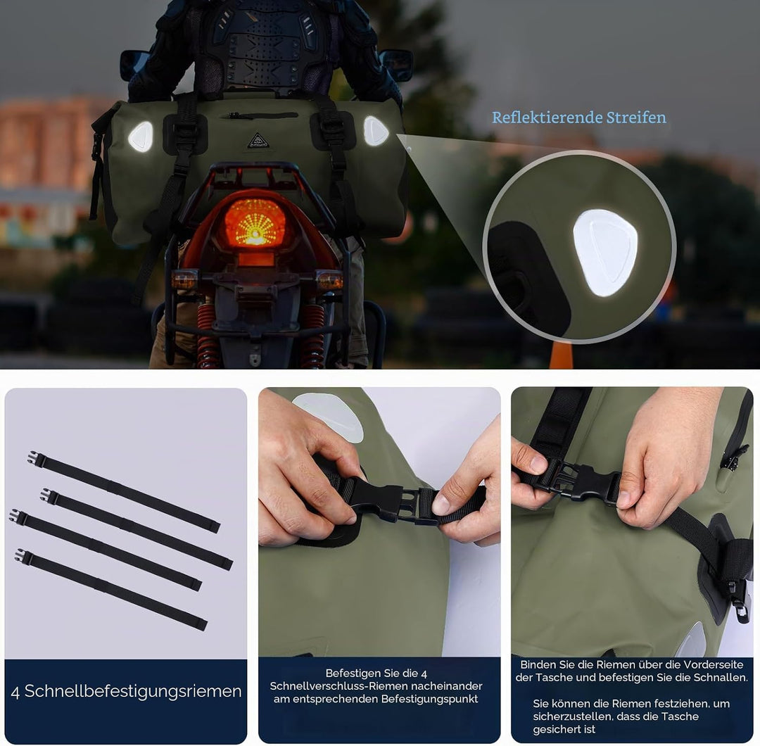 Wasserdichter Rucksack Dry Bag | wasserdichte Reisetasche Rucksack | Roll Top Seesack Wasserdicht fü