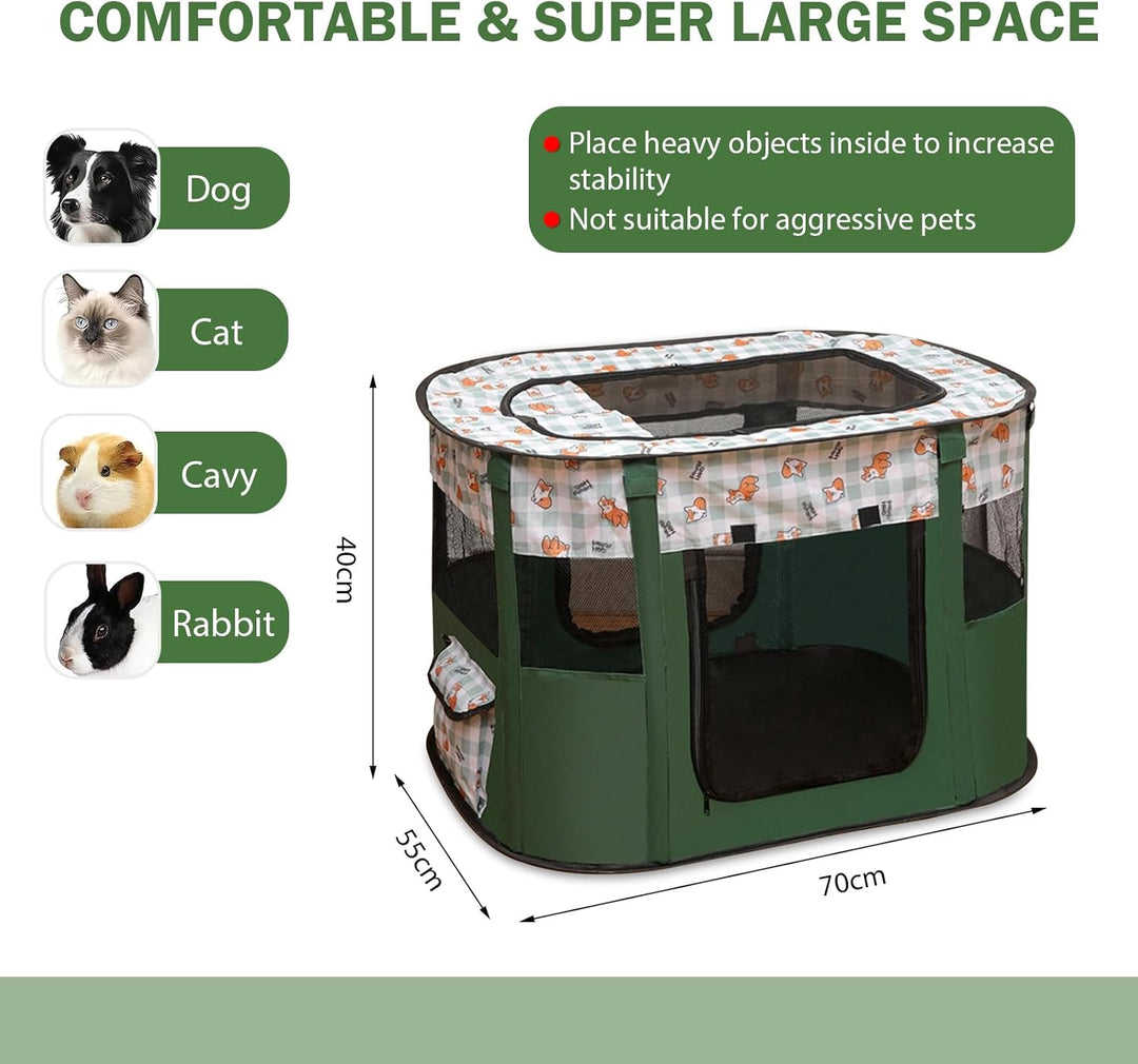 Welpenlaufstall Tierlaufstall, Faltbarer Haustierzaun, Welpenauslauf Rechteckiges Zelt, Welpenlaufst