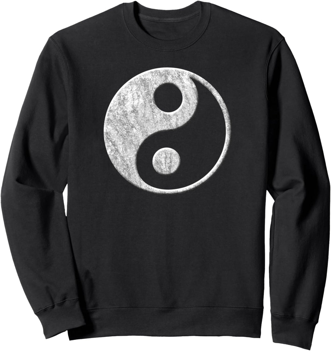 Stylishes Yin Yang Symbol ohne Text für spirituelle Menschen Sweatshirt