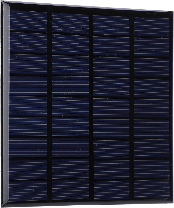 Walfront 2Pcs DC 9V 2W Mini Solarpanel, Solarpanels Batteriespielzeug Lademodul mit 100 cm Kabel, So