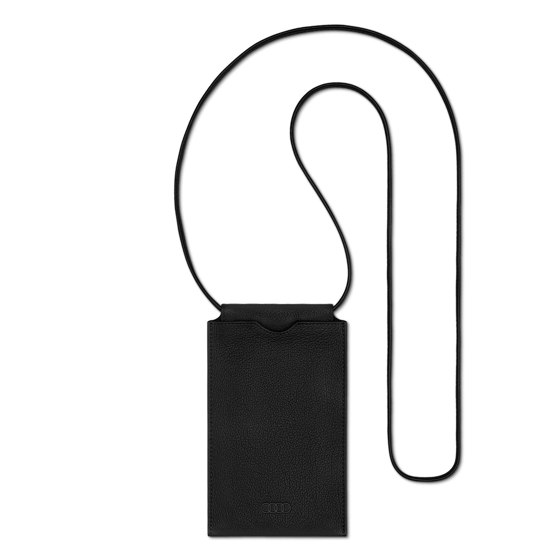 Audi collection 3152101410 Smartphone Tasche Leder Handy Hülle Case, schwarz