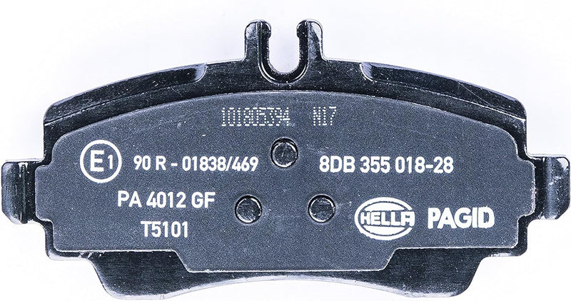 HELLA PAGID 8DB 355 018-281 Bremsbelagsatz - T5101 - Dicke/Stärke: 16.5mm - Bremssystem: Lucas - für