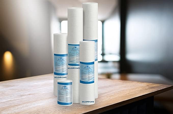 Bellerofonte Sedimentfilter Wasserfilter schmelzgeblasene 20 Zoll 25 Mikron in Polypropylen. Entfern