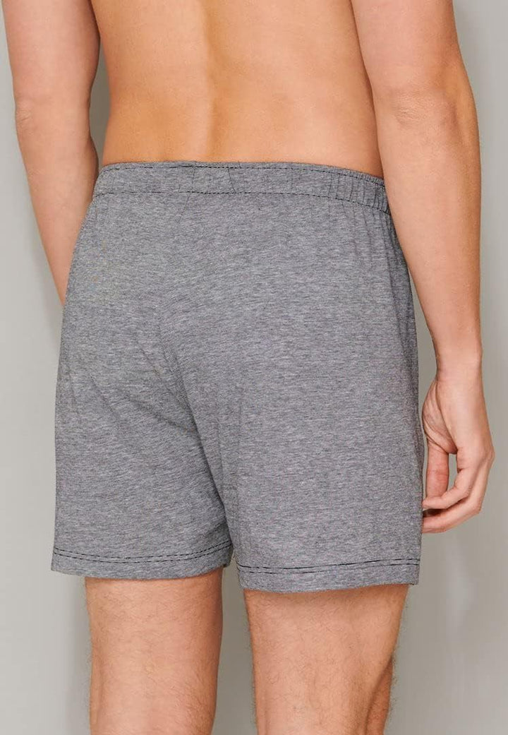Schiesser 2er Pack Singel-Jersey - Herren - Boxershorts - Unterhose, Schwarz