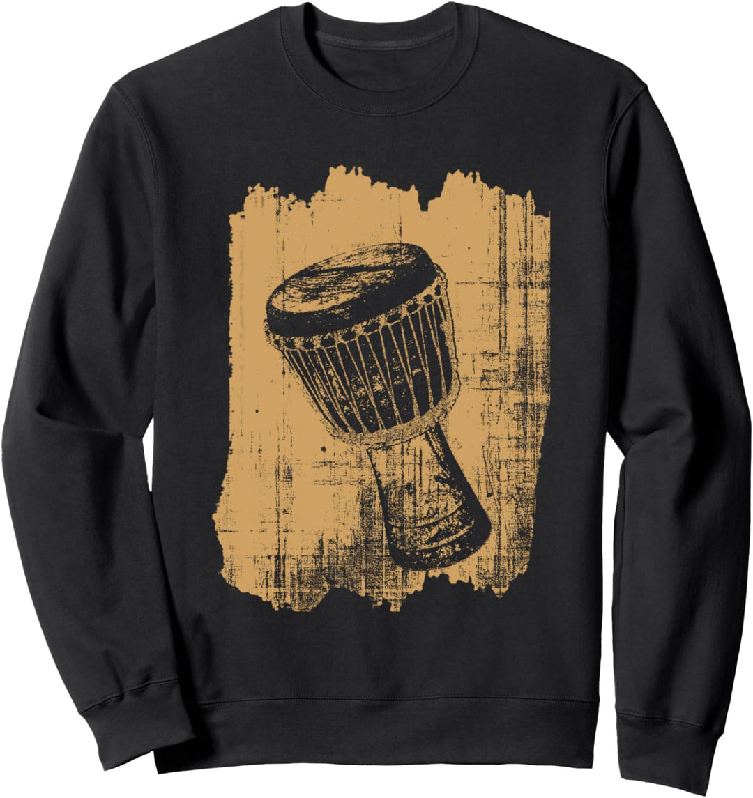 Perkussion Djembe Trommel Sweatshirt
