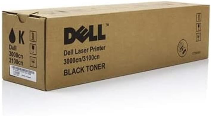 Dell Tonerkassette mit Standard-Kapazität 4.000 Seiten für Dell 3000cn/3100cn Laserdrucker Schwarz