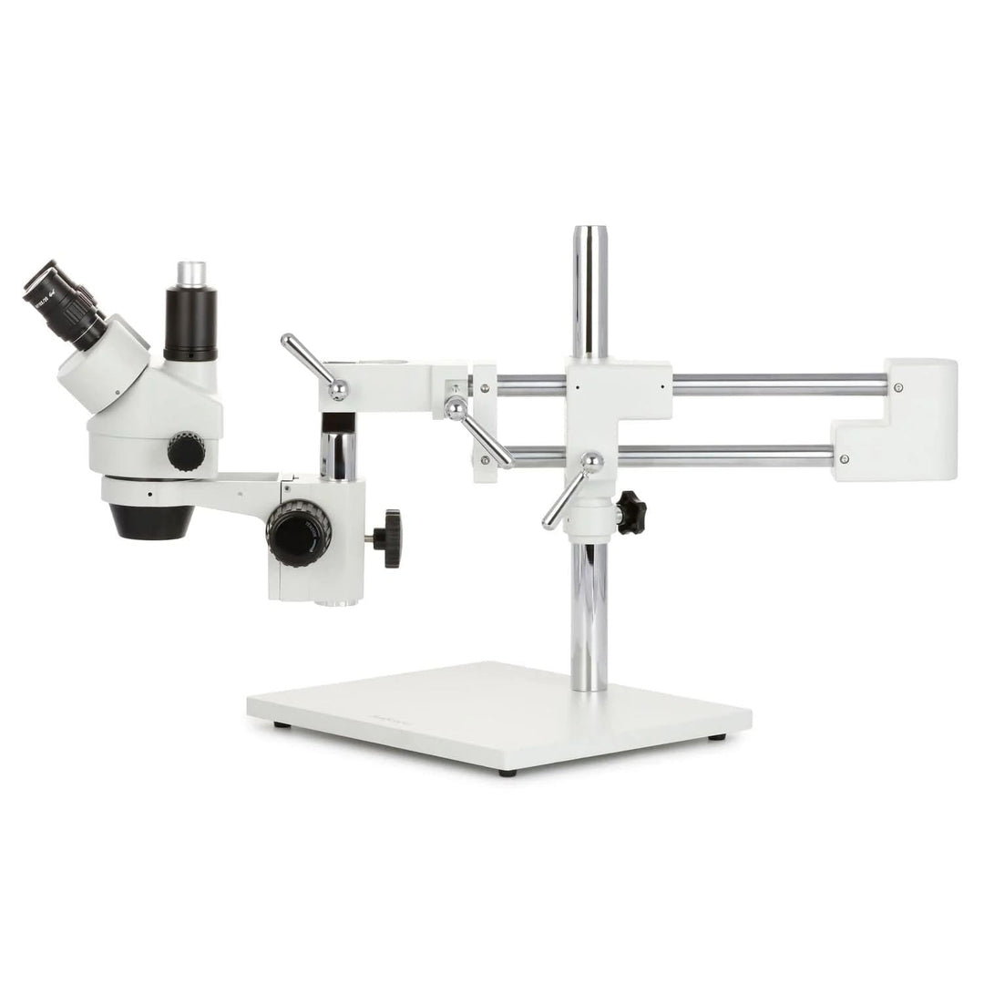 AmScope SM-4T-80S-M Trinokulares Stereomikroskop mit 80-LED-Licht und 1.3 MP USB-Digitalkamera, 7X-4