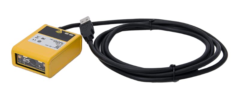 Kleiner QR/1D/2D Barcode-Scanner, Advanced, Metallgehäuse, QR Code, Aztec, Maxi Code, Data Matrix, S