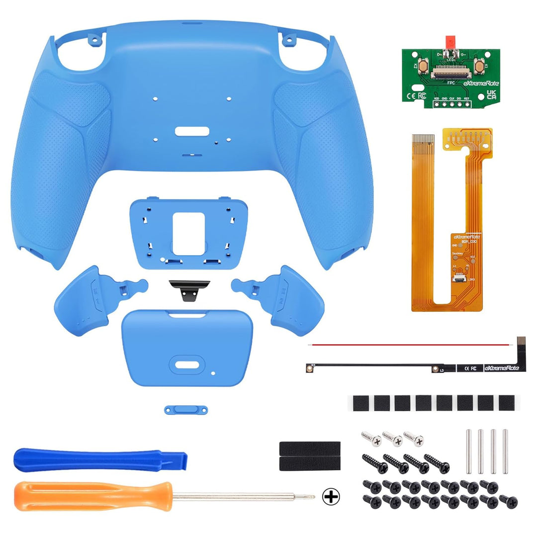 eXtremeRate Programmierbares Rise Remap Kit für ps5 Controller BDM-030/040, Remap Platine & Rückseit