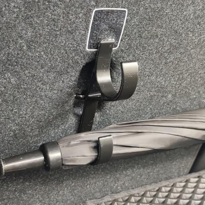 4 Stück Auto Kofferraum Regenschirm Halter Haken | Schirmhalter für Auto | Regenschirm Halterung | R