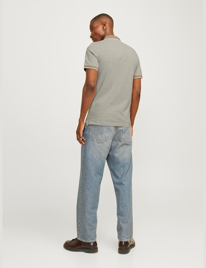 JACK &amp; JONES Male Poloshirt 2er-Pack Einfarbig Poloshirt Poloshirt S Crockery, Poloshirt S Crockery
