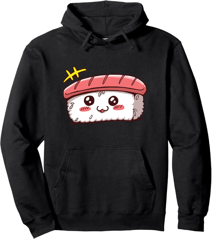 Happy Kawaii Sushi süsser japanischer Feinschmecker, Grafik Pullover Hoodie