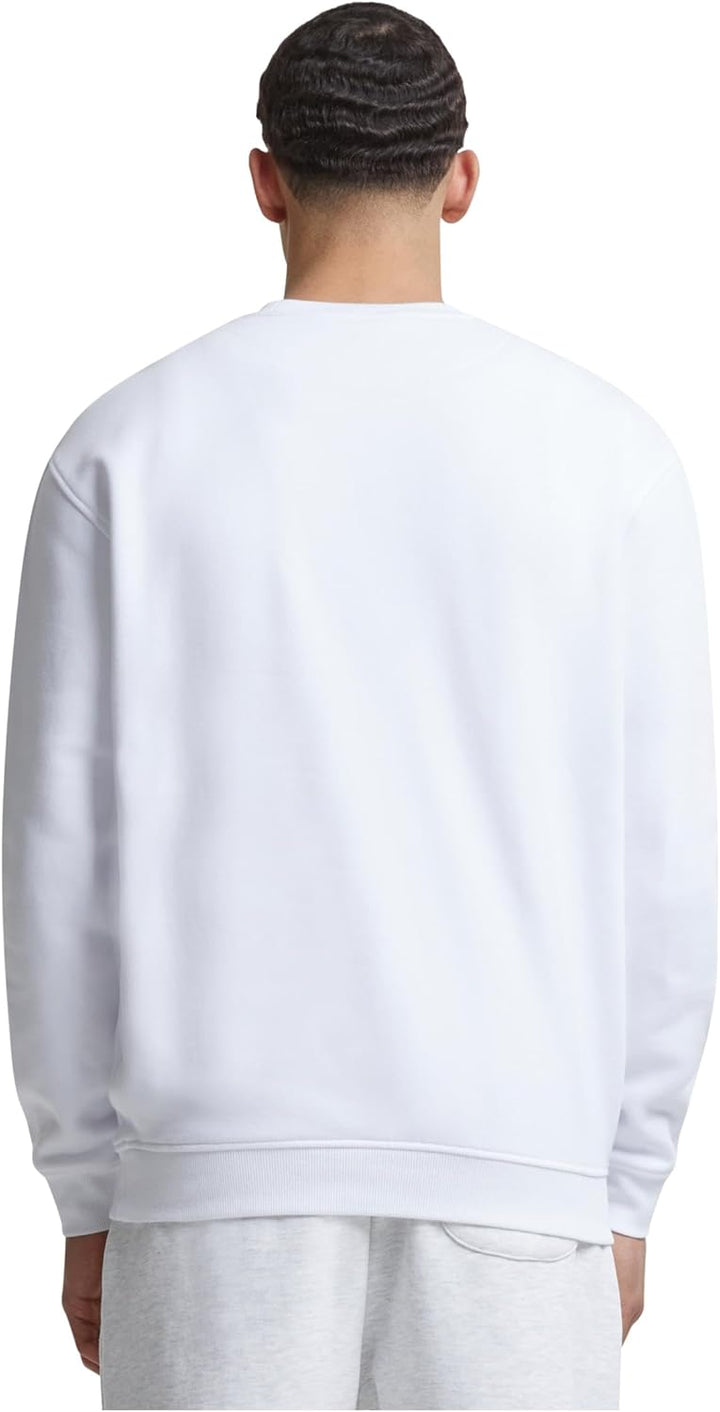 Urban Classics Herren Crewneck Sweatshirt S Weiss, S Wei&#xDF;