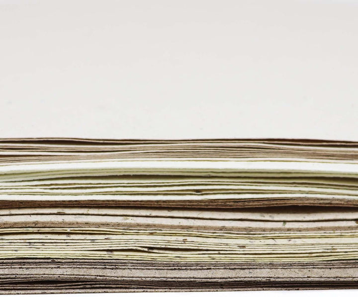 Artway Tree Free Paper Pack – Die Kollektion (25xA4-Blatt) von fünf pflanzlichen Faserpapieren, geei