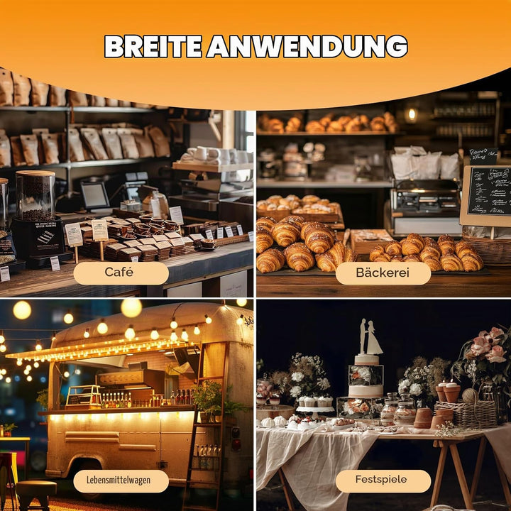 CGOLDENWALL 25 Loch Pfannkuchenmaschine Kommerzielle, Elektrischer Mini-Pfannkuchenbäcker mit Antiha