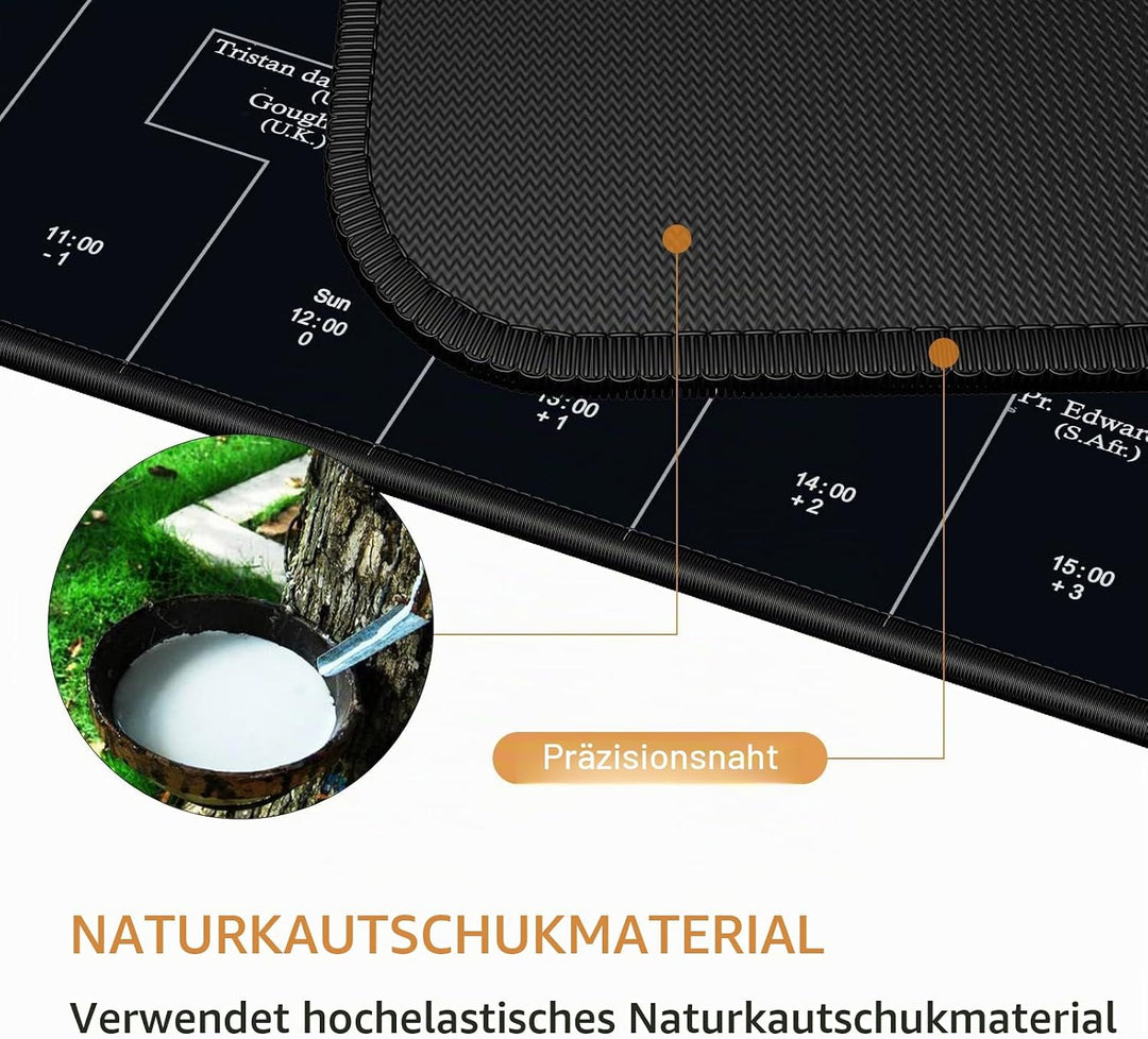 JIALONG Mauspad XXL Gaming Mousepad Gross Multifunktionales rutschfest Office Schreibtischunterlage