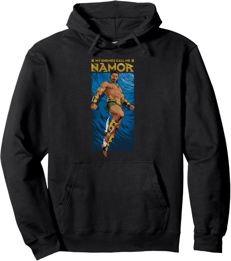 Marvel Black Panther: Wakanda Forever Enemies Call Me Namor Pullover Hoodie